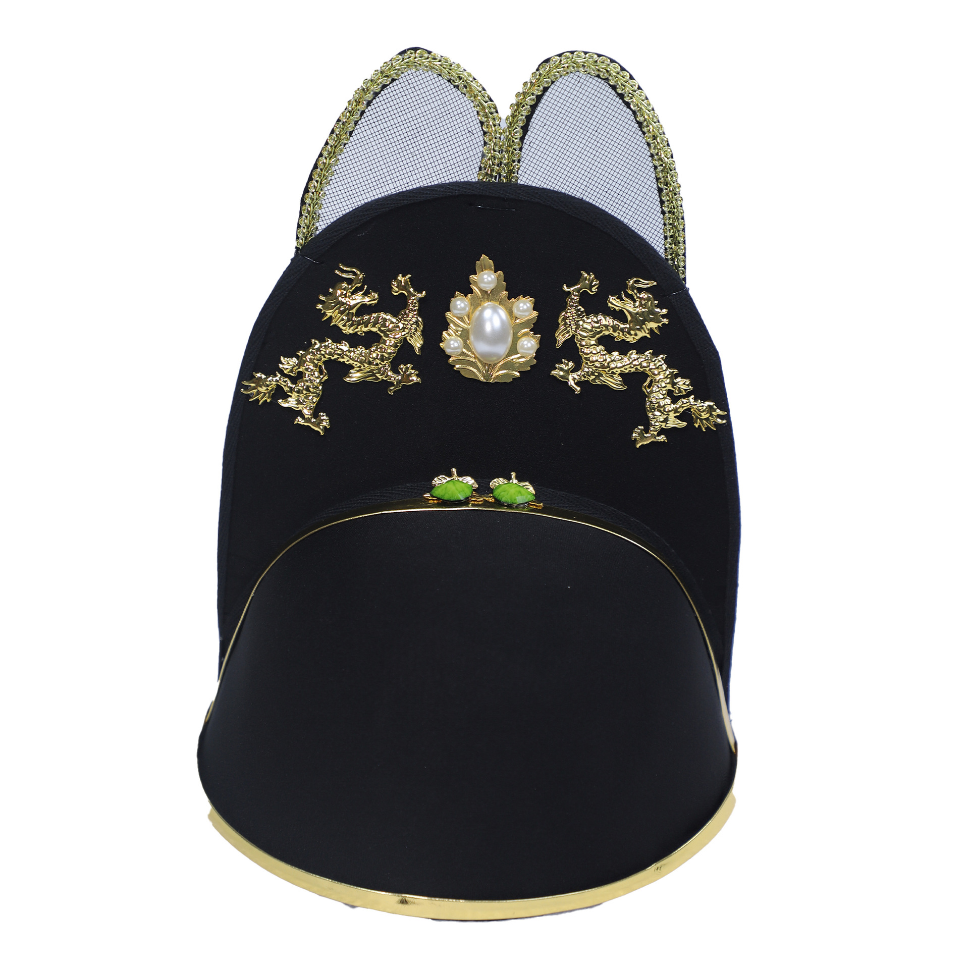 nm1004古装汉服男帽明制皇帝帽黑色毛毡帽明制新郎官帽状元帽演出