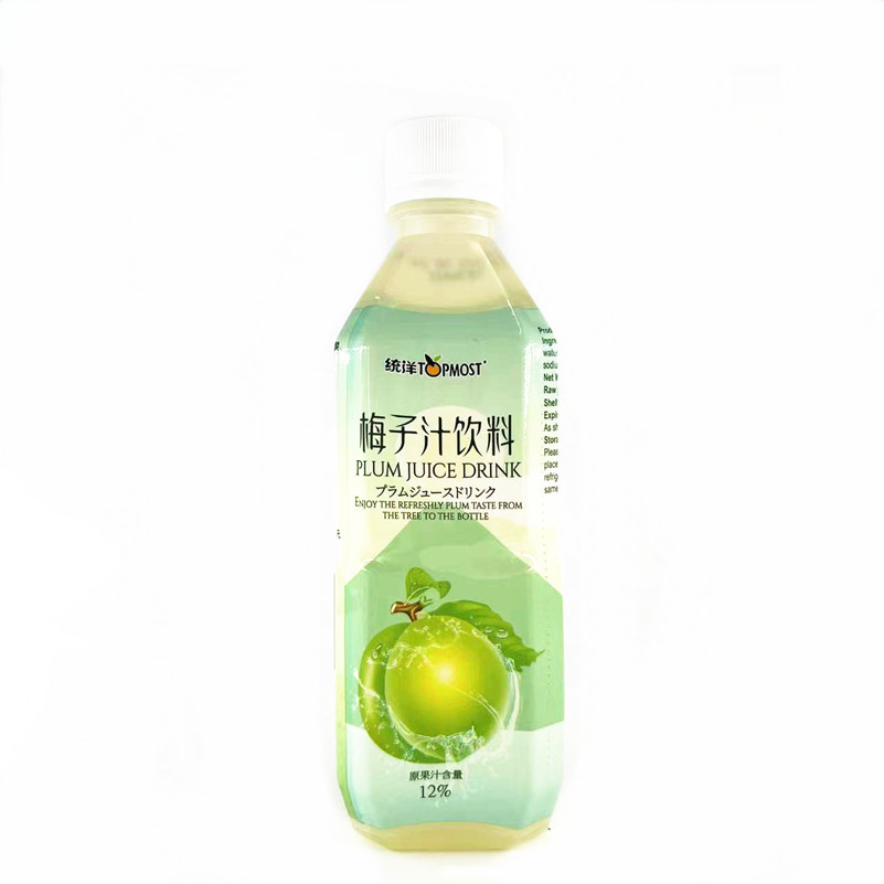 台湾进口果汁 统洋12%青梅原果汁梅子汁饮料360ml*24瓶/箱