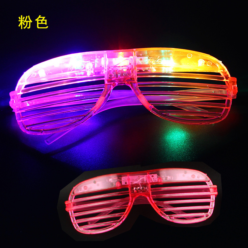 Blinds Glasses Luminous the Big Kids Adult Toys Bar Dance Party Cheering Props