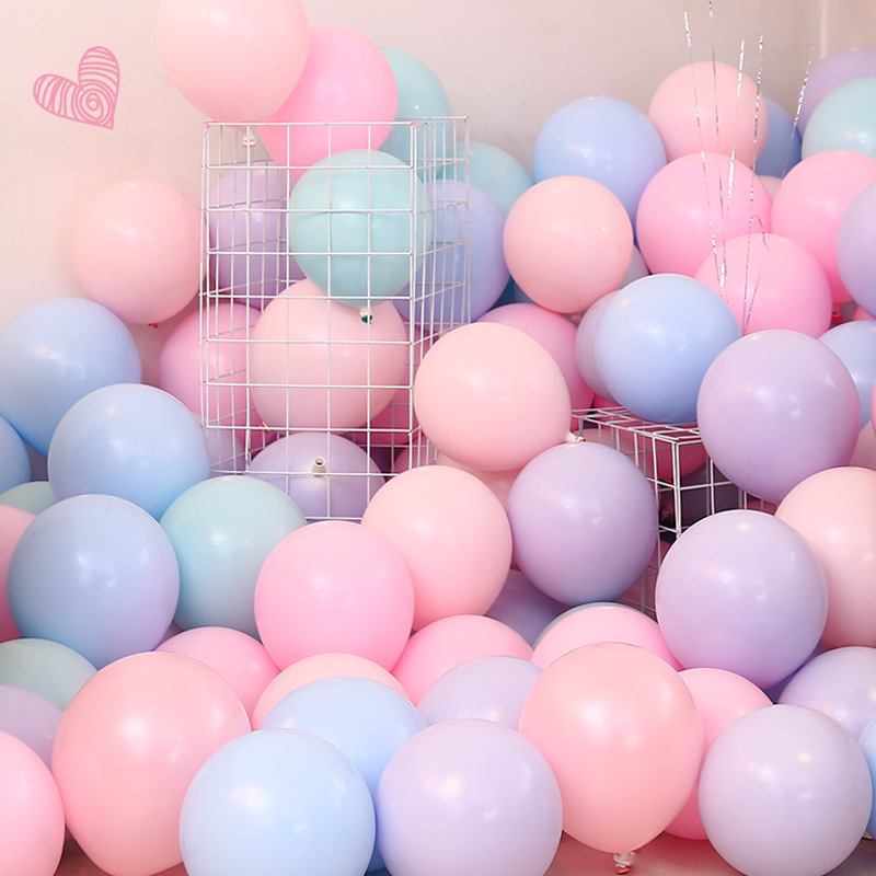 马卡龙气球浪漫婚礼玛卡汽球婚房布置装饰生日派对造型求婚表白