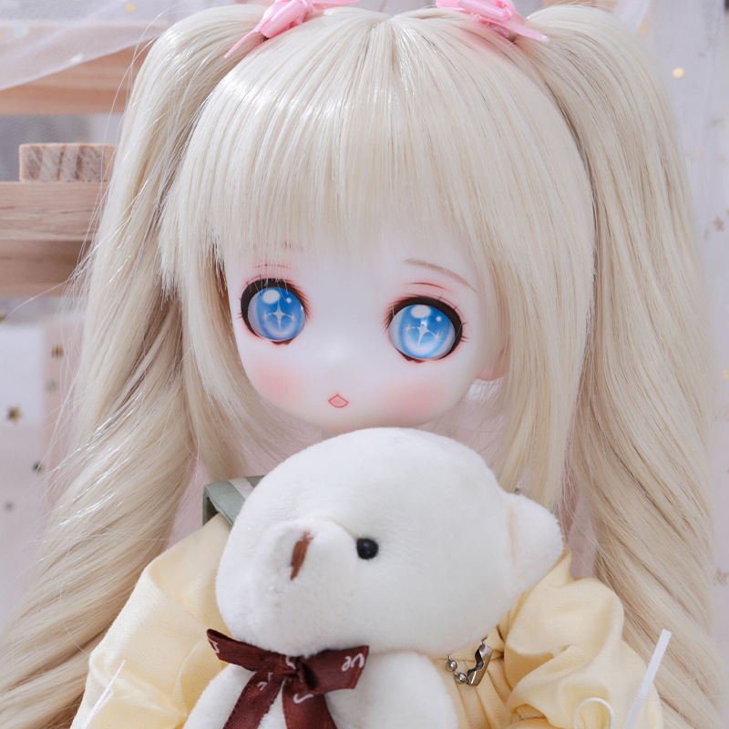 bjd娃娃 熊妹 4分 sd娃娃 关节玩偶 动漫 新品 套装 生日礼物