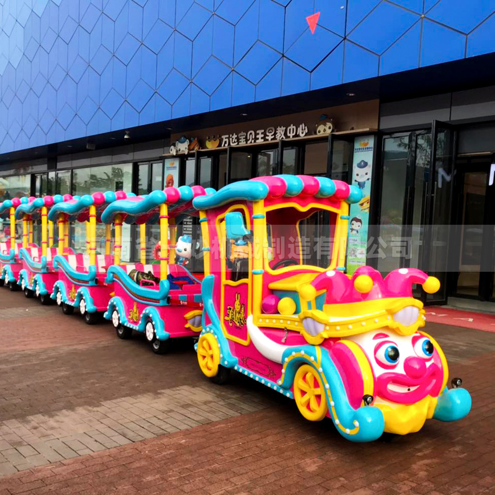 景区电动小火车游乐场设备广场商场可坐人无轨道儿童游览观光车