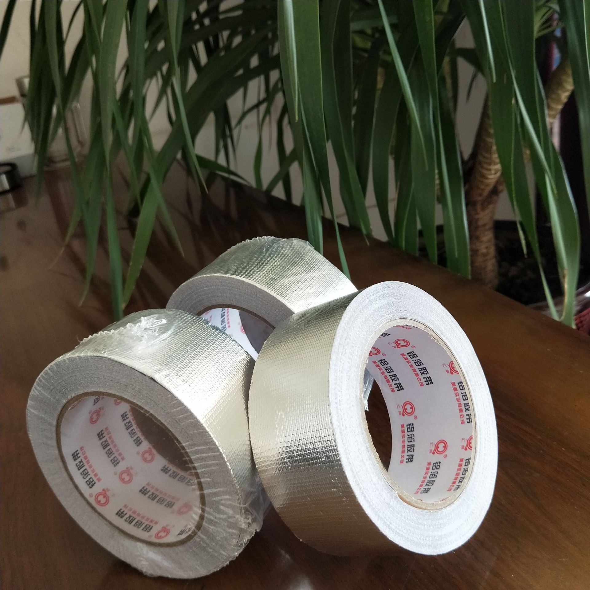 批发阻燃铝箔胶带 管道保温隔热铝箔布胶带 铝箔布胶带