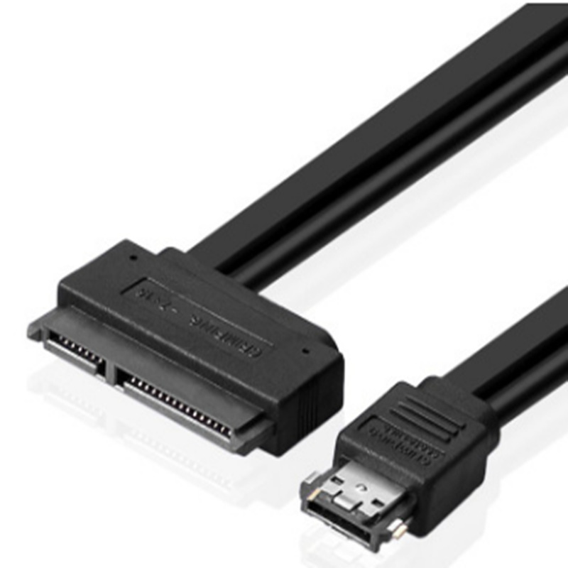 sata 22p转power esata usb二合一数据线支持12v 5v电压50cm