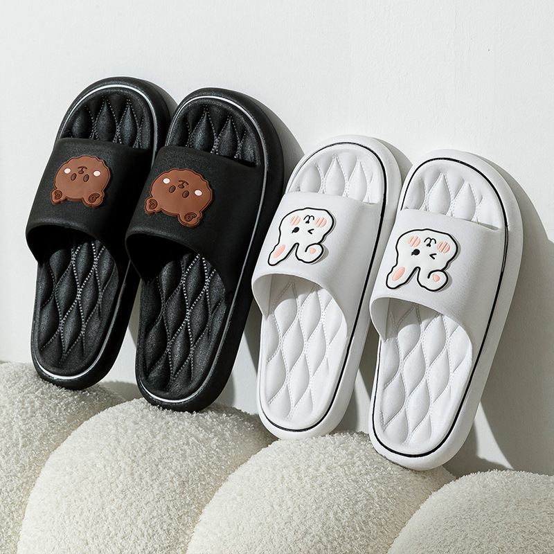 加厚软底踩屎感凉拖鞋防滑耐磨兔子小熊可爱拖鞋批发