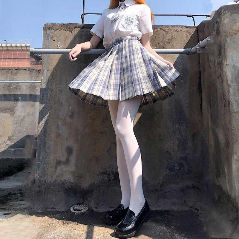 白色丝袜女jk春夏天鹅绒连裤袜大码日系lolita可爱萝莉专用舞蹈袜