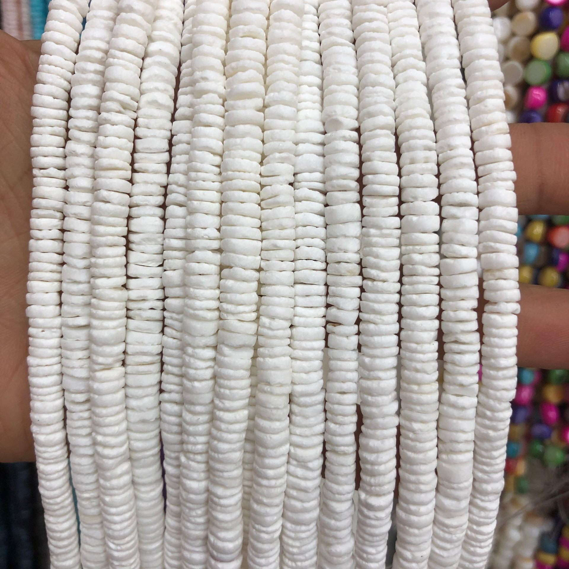Philippine Wafer Seashell Beaded 5-6mm Ornament Accessories Bracelet Semi-Finished Accessories Amazon Hot Selling Product
