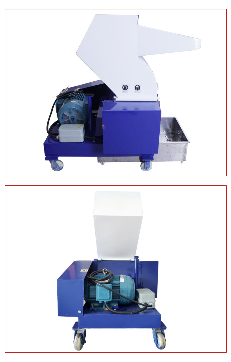 400型强力塑料粉碎机小型工业农业石料管材板材多功能破碎机设备