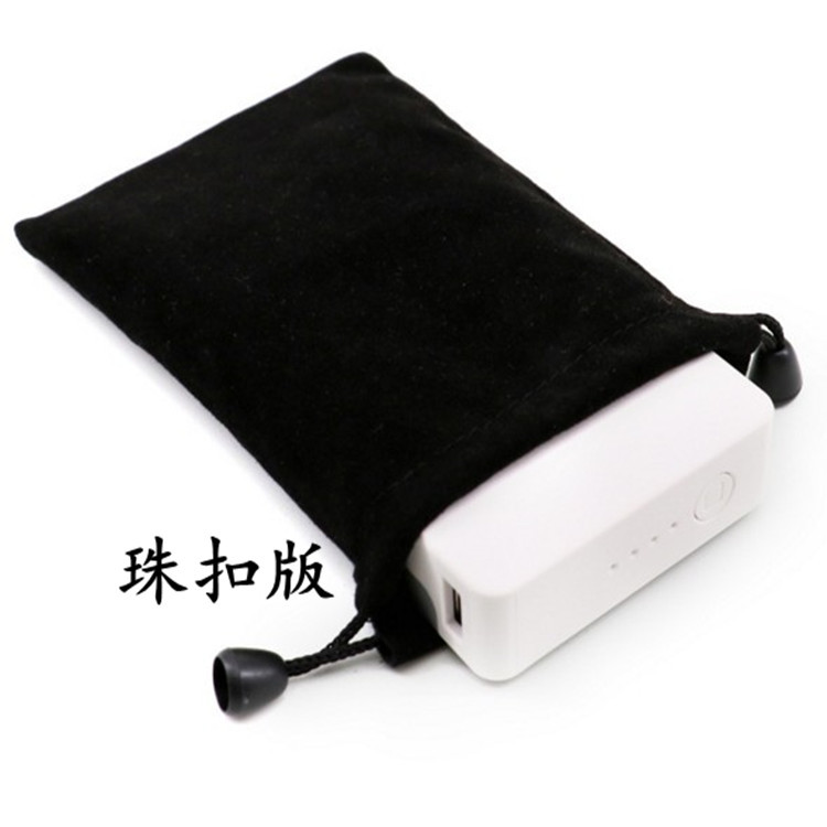 Flannel Bag Factory Mobile Power Flannel Bag Jewelry Bag Black Flannel Bag Flannel Bag Drawstring Bag Jewelry Ornament