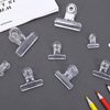 originality transparent Dovetail clamp student ins Folder study to work in an office Supplies Binder Clips trumpet Bills Clamp originality transparent Dovetail clamp student ins Folder study to work in an office Supplies Binder Clips trumpet Bills Clamp