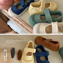 2024春季新款韩国儿童帆布鞋女童软底布鞋1202