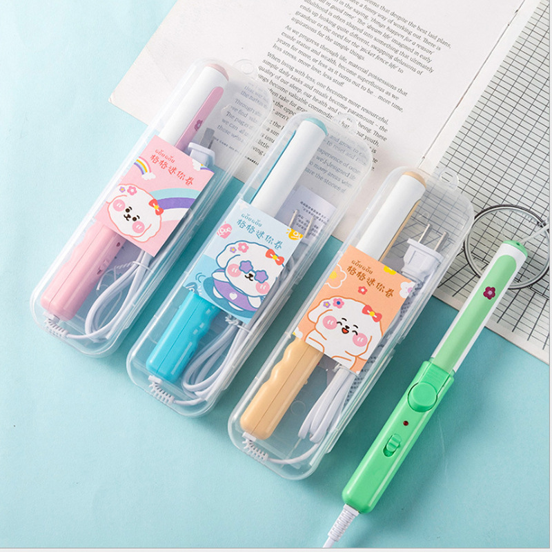 韩国创意卡通卷发棒迷你便携小功率刘海电卷发器女士美发工具批发