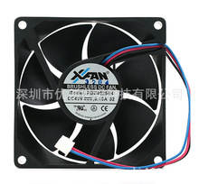 欣瑞联XFAN RDD8025B4-R44AG01 48V 0.10A 4线 8CM静音散热风扇