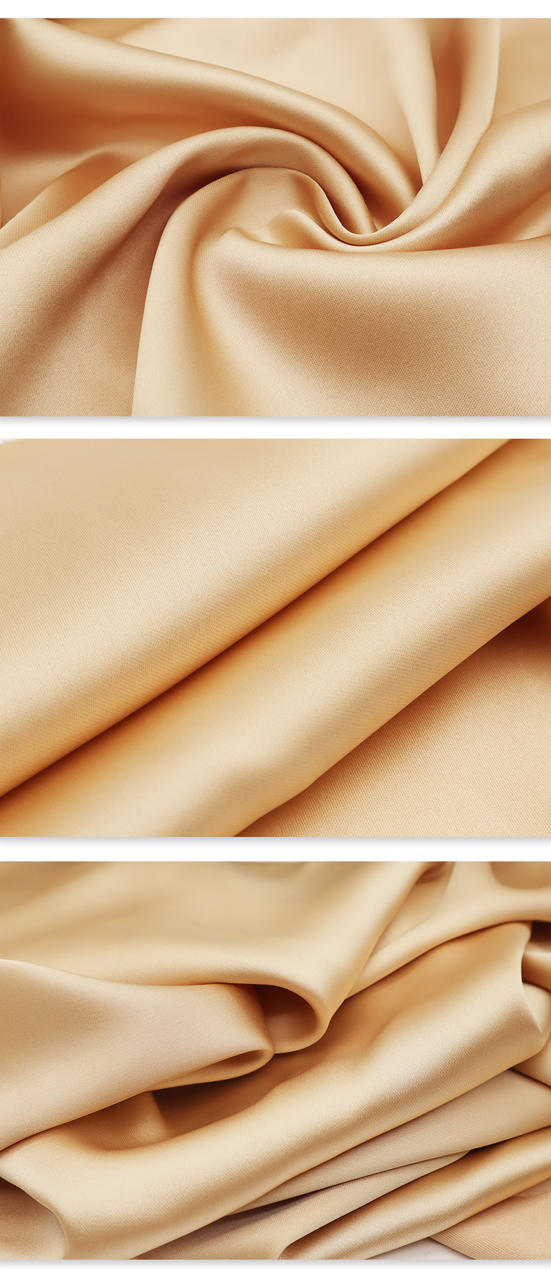 樱花缎华尔缎 柔光光泽色丁缎面料 名媛礼服连衣裙涤纶仿醋酸面料