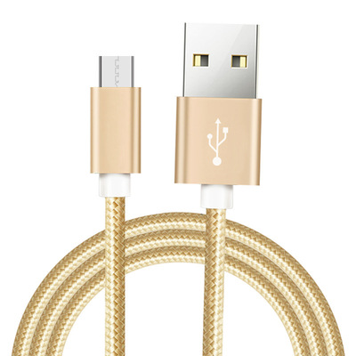 数据线安卓适用于苹果usb手机尼龙编织快充电线micro type-c批发