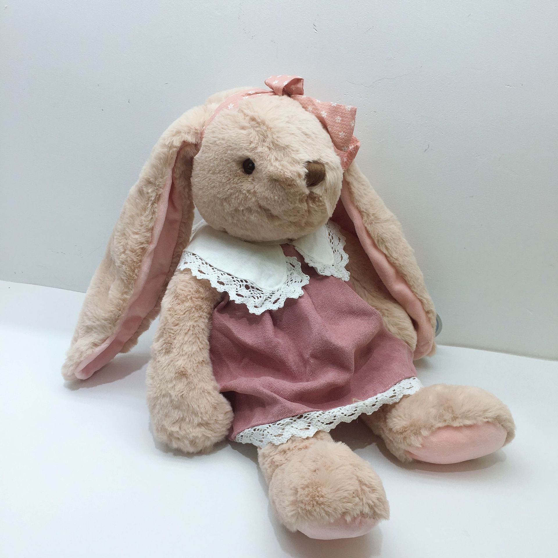 赛特嘟嘟正版萝莉兔可爱穿衣小兔子公仔兔兔陪睡玩偶毛绒一件代发