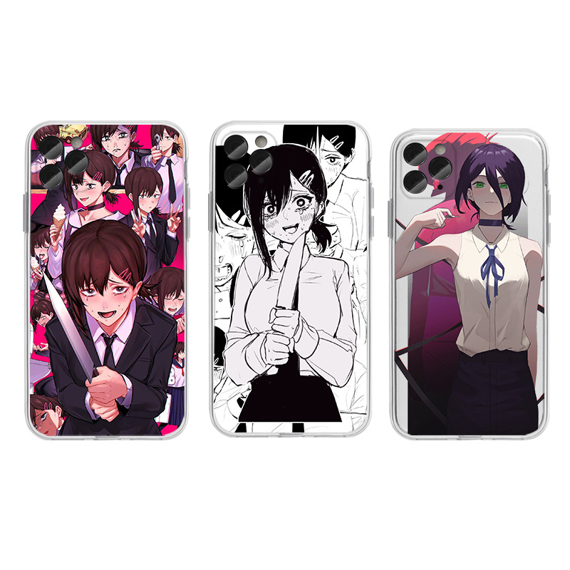 电锯人手机壳适用于苹果xr电次iphone12帕瓦早秋君蕾塞7p/8p 跨境