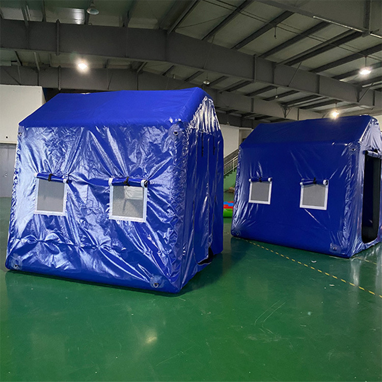 厂家卫生消毒充气帐篷闭气帐篷消防医疗救灾帐篷可移动临时
