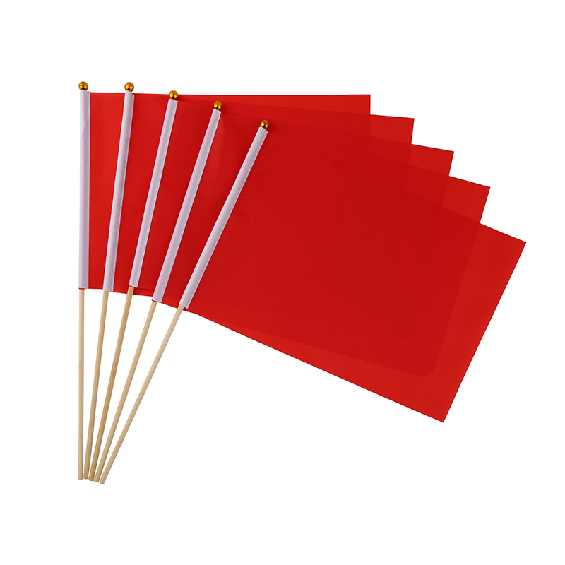 Flag Cloth Can Be Used as Small Colorful Flags Hand-Waving Flags Command Flags Advertising Blank Flags Inserted with Earth Polyester Taffeta Fabric