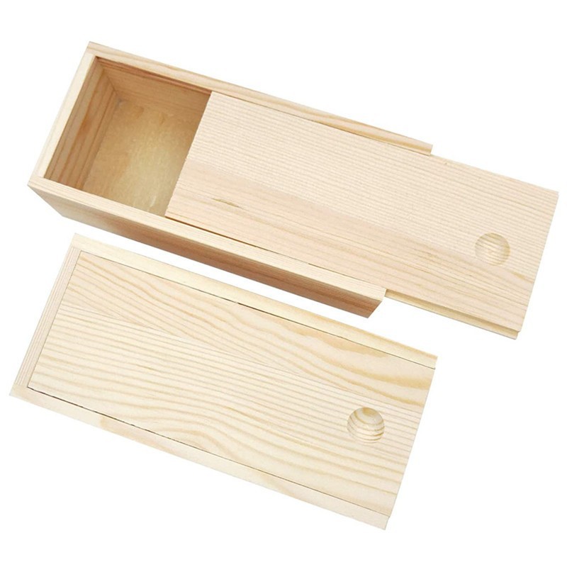 批发现做实木抽拉盒子天地盖首饰木质包装盒长方形收纳盒花盆