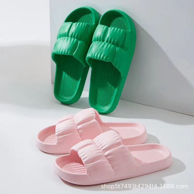 petal slippers pleated petal home bathroom hotel couple slippers non-slip deodorant source factory direct sales