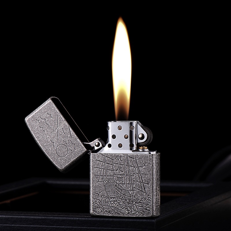 佐罗打火机蚀刻系列高端铜壳煤油打火机批发
