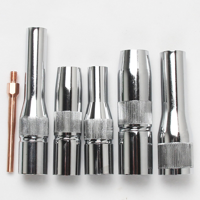 二保焊枪350/500a收口喷咀70mm100mm缩口加长变径导电嘴保护嘴