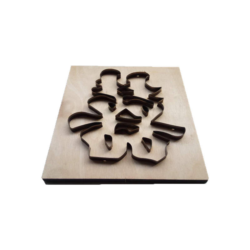 厂家木板刀模来样定制 激光刀模 木板冲压成型 激光刀模