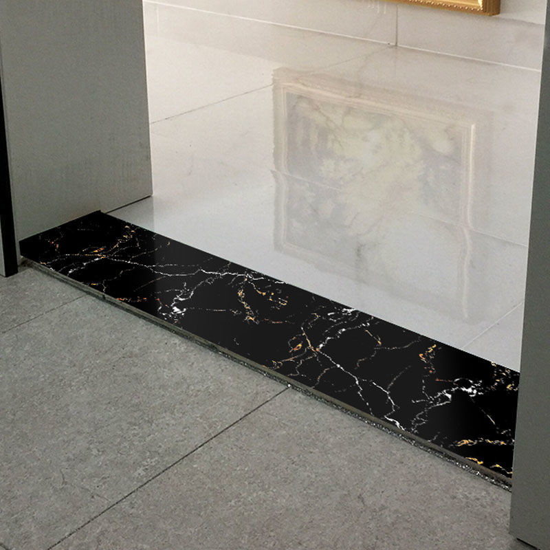 过门石客厅卧室槛贴纸自粘耐磨地贴仿大理纹pvc地板贴厂家批发