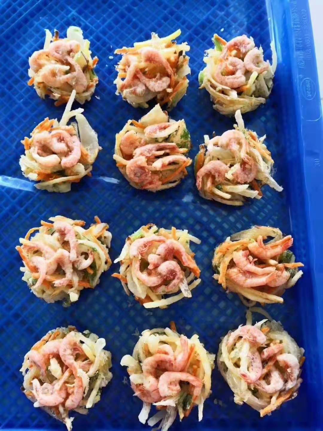 安膳小库天妇罗蔬菜虾饼米兰虾饼日式油炸速冻虾饼半成品500g10块