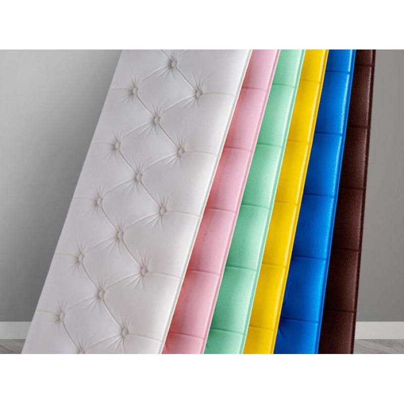 软包墙贴加厚自粘床头板防撞卧室温馨3d立体炕围背景墙面装饰靠垫