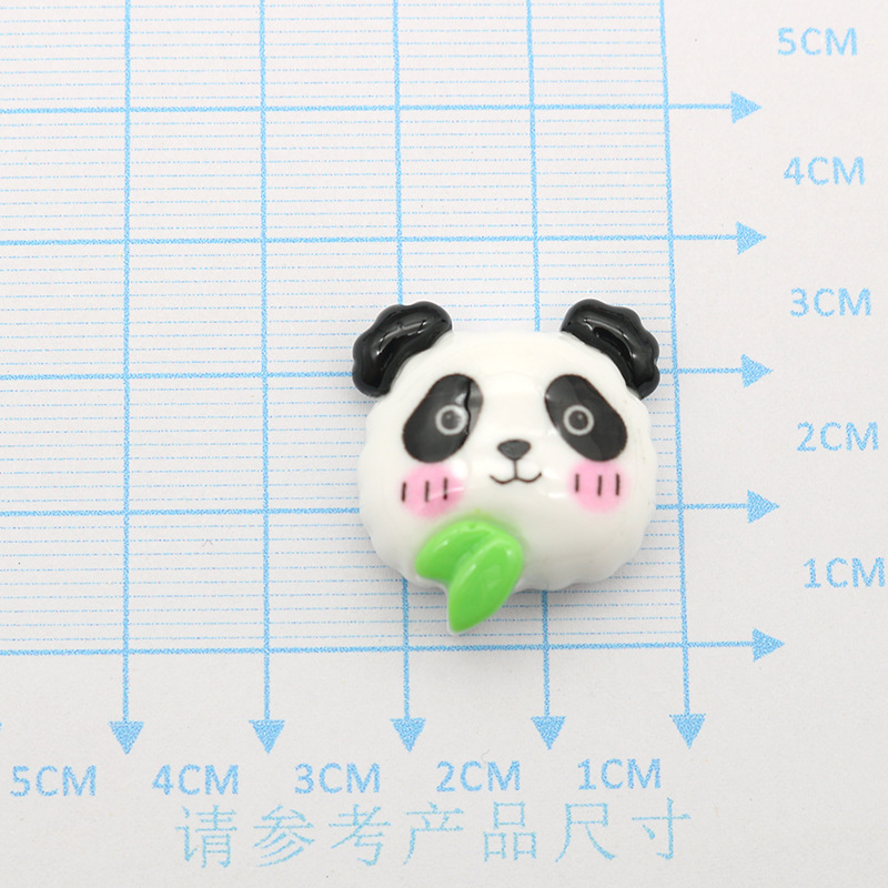 New DIY Cute Little Panda Accessories Cream Glue Drops National Fashion Phone Case Children Hair Accessories Storage Box Accessories