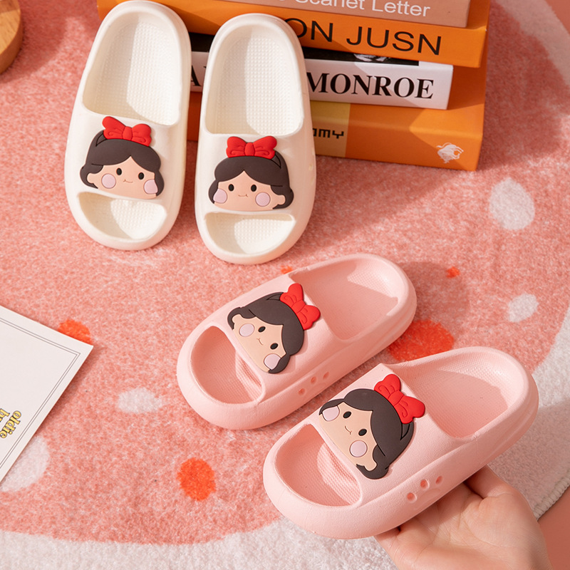 Children's Slippers Girls' Summer Cute Little Girl Bath Princess Indoor Parent-Child Non-Slip Slippers for Boys and Girls