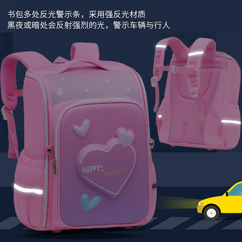 3d Three-Dimensional Astronaut Primary School Student Integrated Schoolbag Gradient Color Children's Large Capacity Burden Reduction