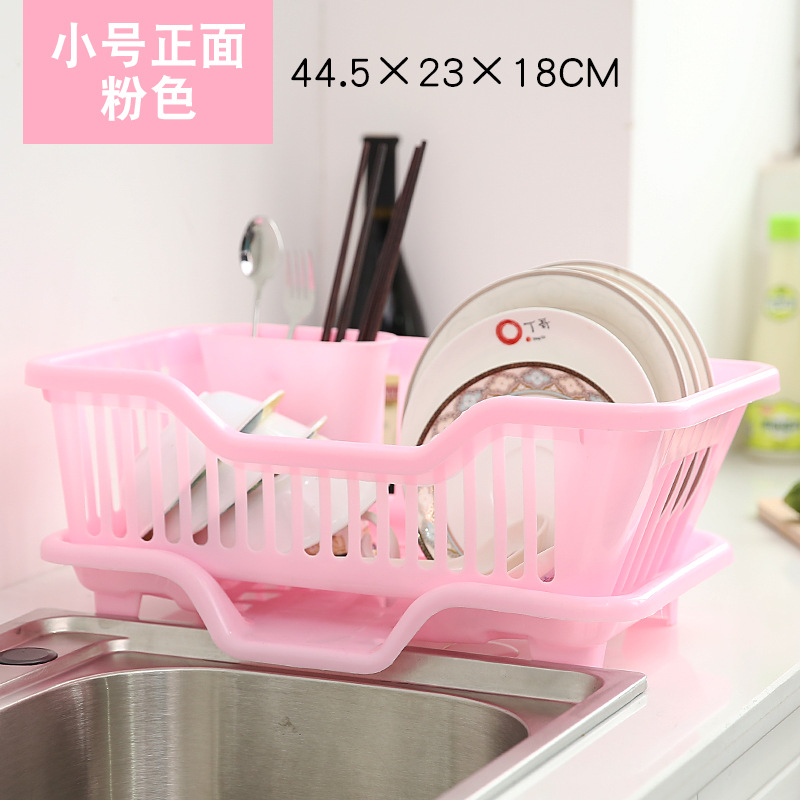 Bowl Rack Plastic Single-Layer Draining Drip Dish Rack Tableware Storage Storage Rack Kitchen Bowl Rack