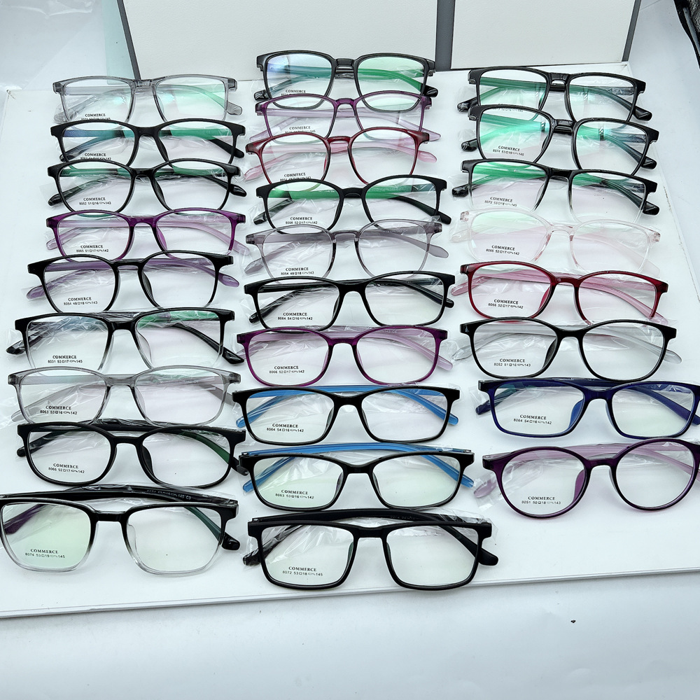 超轻眼镜韩国TR90青少年近视框换框镜架复古网红时尚眼镜框架批发