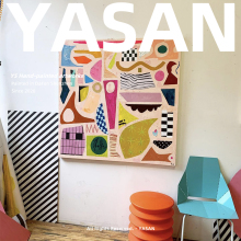 尺寸色块YAS画大走廊装饰画落地画AN后现代抽象手工彩绘客厅油画