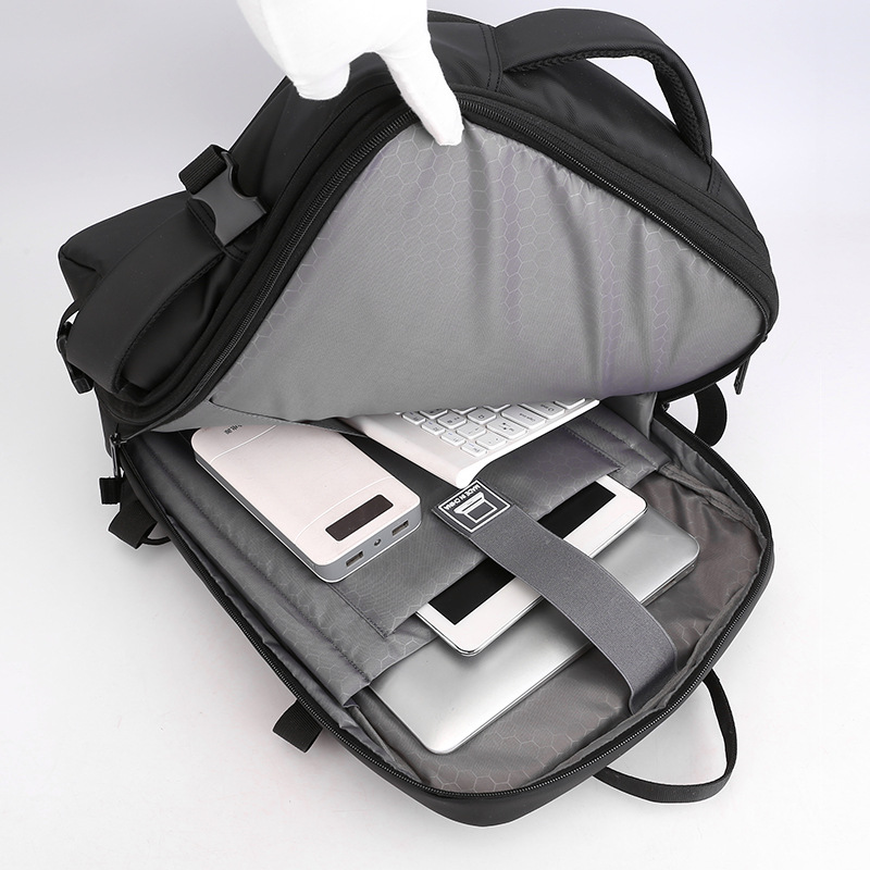 Usb Charging Multifunctional Computer Bag Travel Can Be Expanded Large-Capacity Backpack Factory Direct Sales Nylon Bag