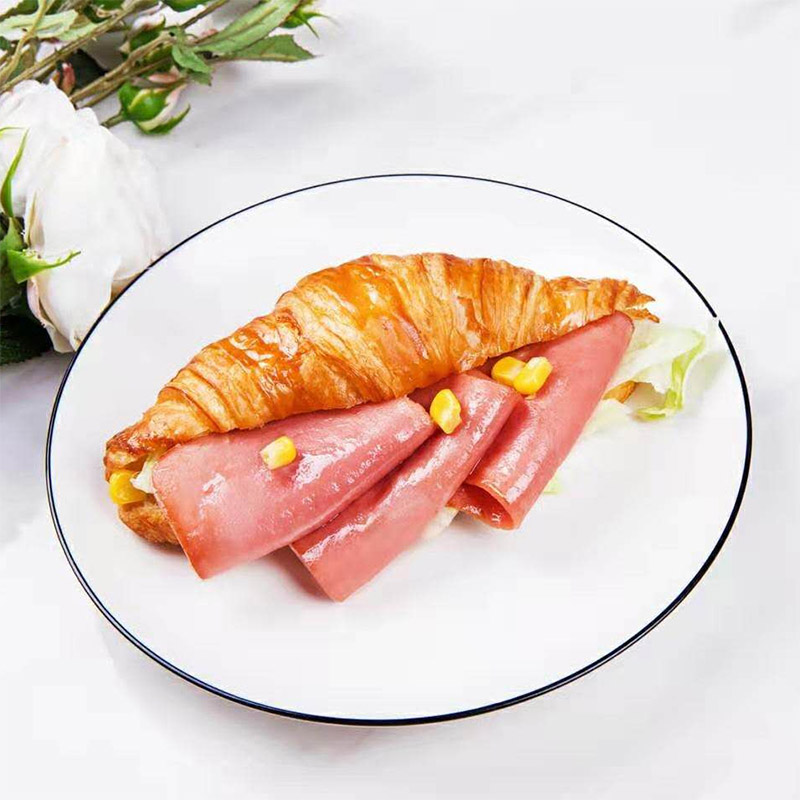 火腿片切片三明治90片商用火腿肠切片手抓饼自助餐食材4斤自助餐