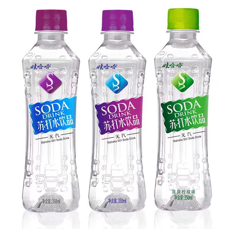 娃哈哈苏打水350ml*24瓶整箱夏日饮料微甜弱碱性无汽0糖0卡