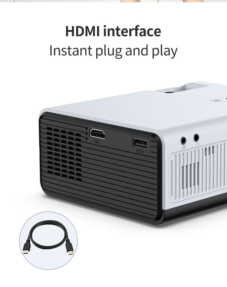 t01安卓便携4k投影仪家用跨境lcd投影机1080p投影仪外贸projector