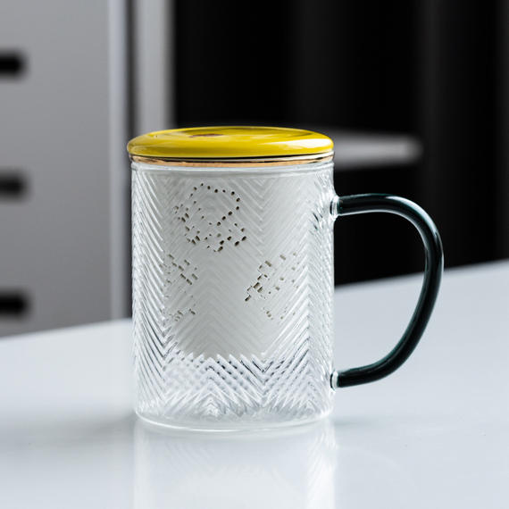 日式玻璃高档水杯泡茶杯茶水分离男女办公室茶道喝茶杯子个人专用