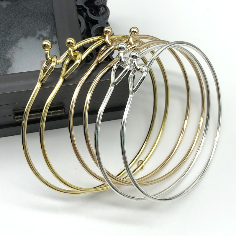 保色铁手镯 可调节手环 手工diy材料古风饰品配件镯子