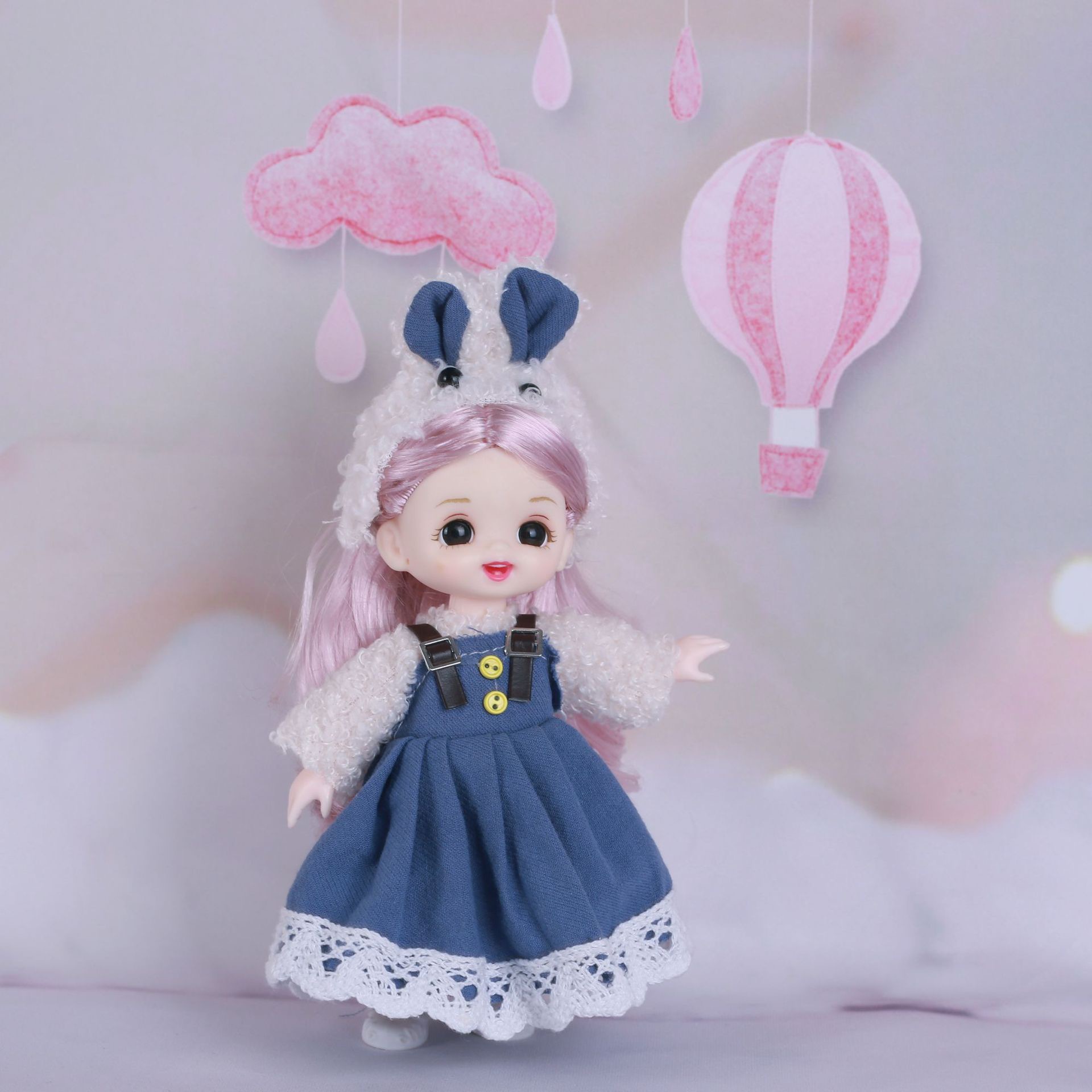 跨境爆款op11娃衣套装女孩公主改换装迷你洋娃娃玩偶过家家玩具