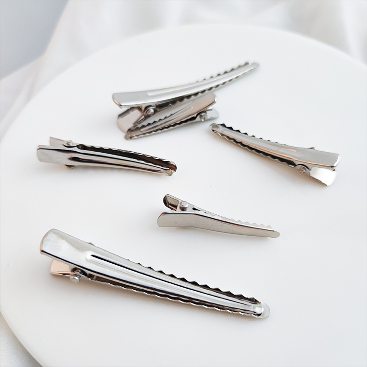 diy饰品配件混批金属发夹发饰鸭嘴夹美发尖嘴夹刘海侧边夹方块夹