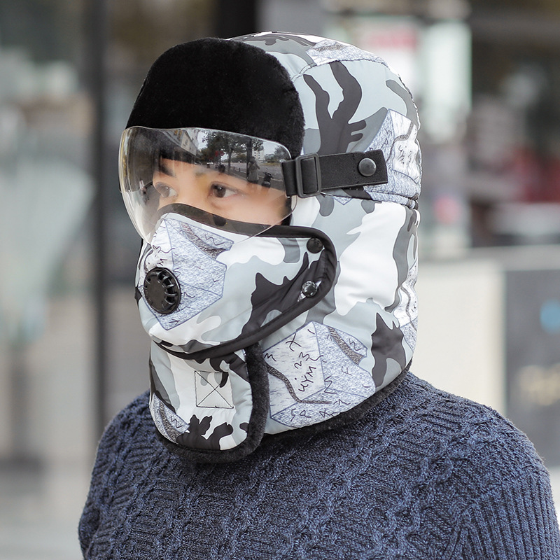 骑电动摩托车头套骑行保暖滑雪雷锋帽女冬季防风防寒男女骑车面罩