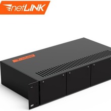 NETLINK官网电信级 HTB-14AC/D 14槽机框 光纤收发器机箱 双电源