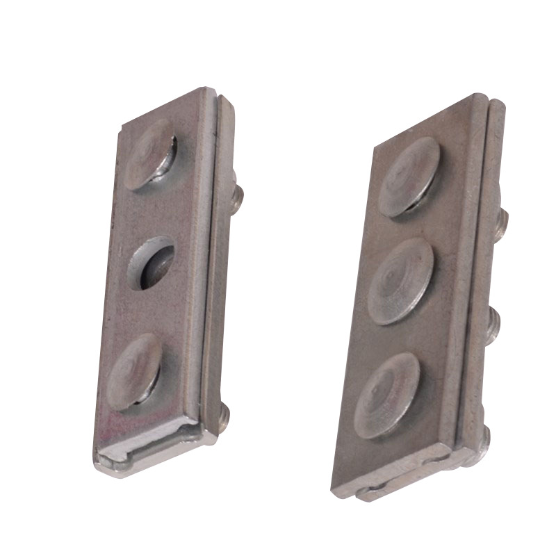 三眼单槽夹板挂钩固线夹光缆通信电力夹板双槽夹板钢绞线紧固