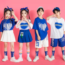 六一儿童啦啦队演出服小学生运动会服装年级团体操班服街舞套装潮