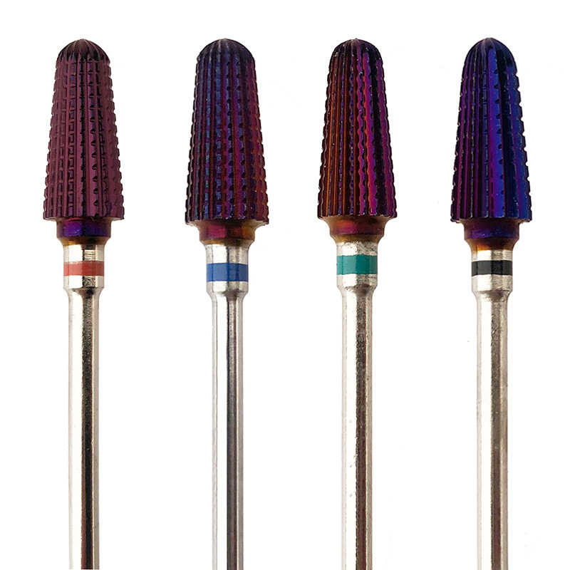 美甲钨钢打磨头伞形正反抛光去角质死皮老茧打磨机磨头修甲工具新